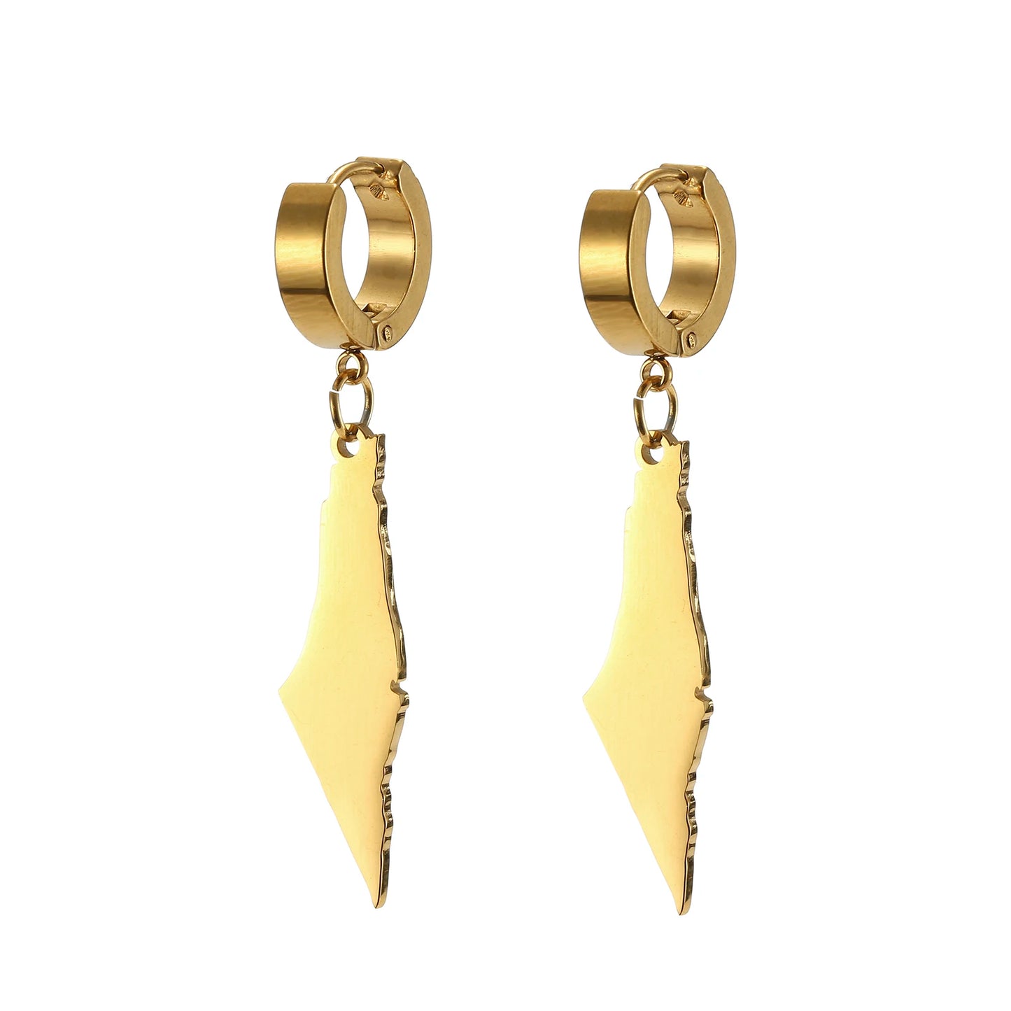  Palestine Map Earrings 