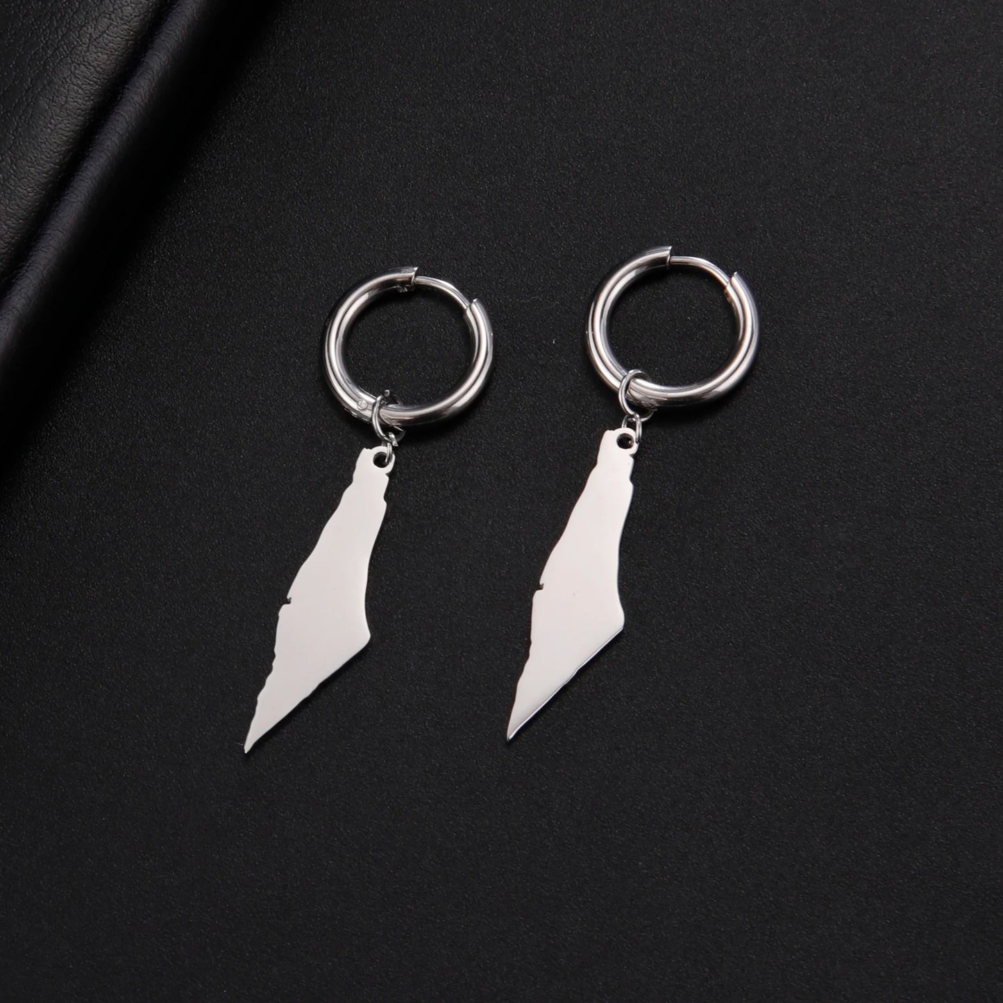  Palestine Map Earrings 
