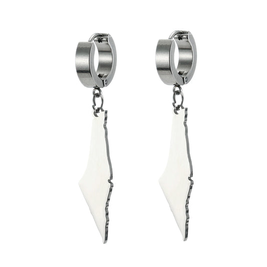  Palestine Map Earrings 