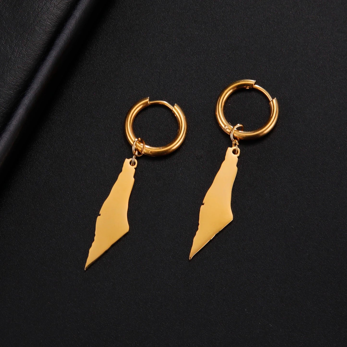  Palestine Map Earrings 