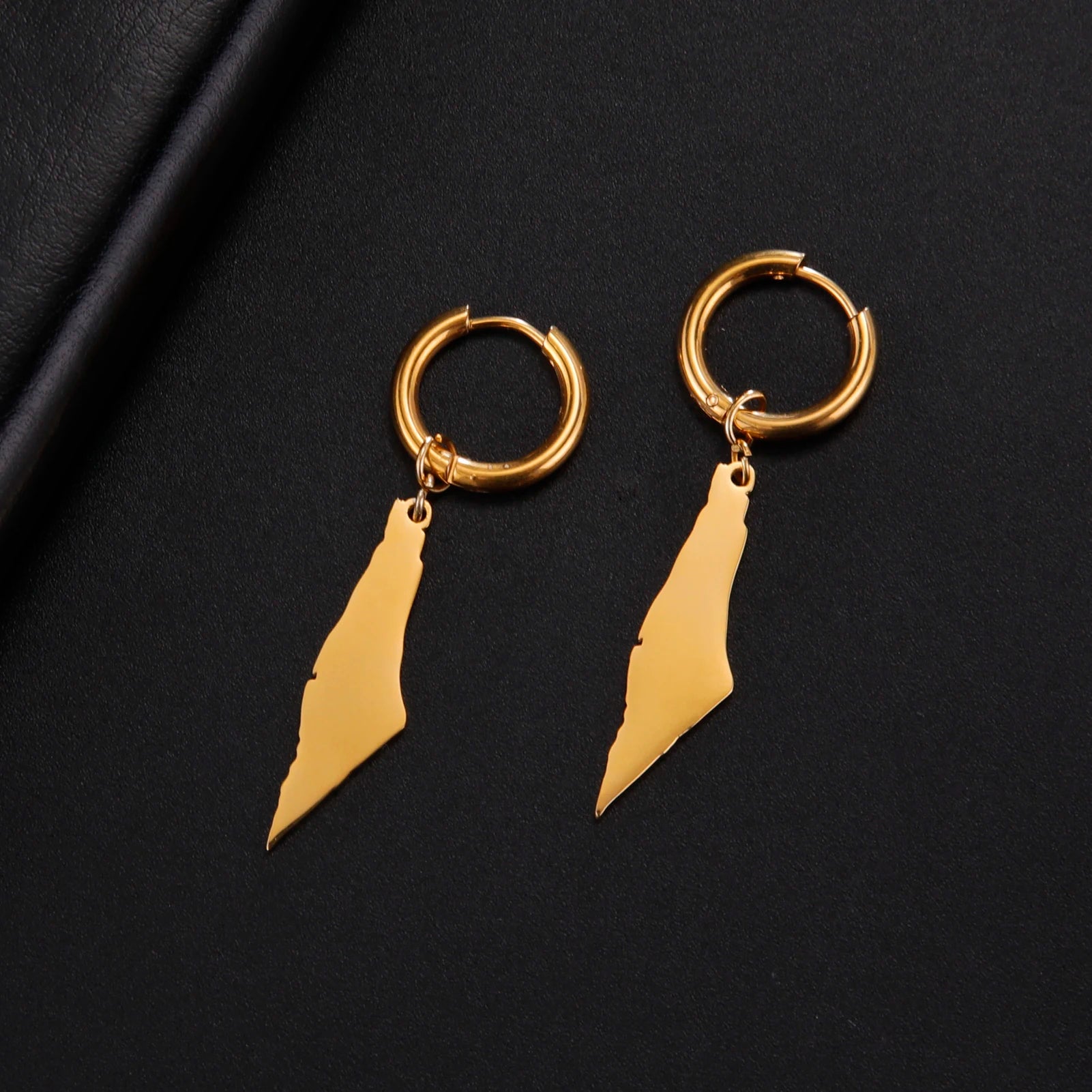  Palestine Map Earrings 